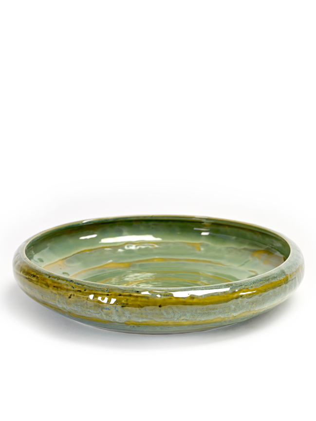pascale naessens - plate large seagreen thomas.be