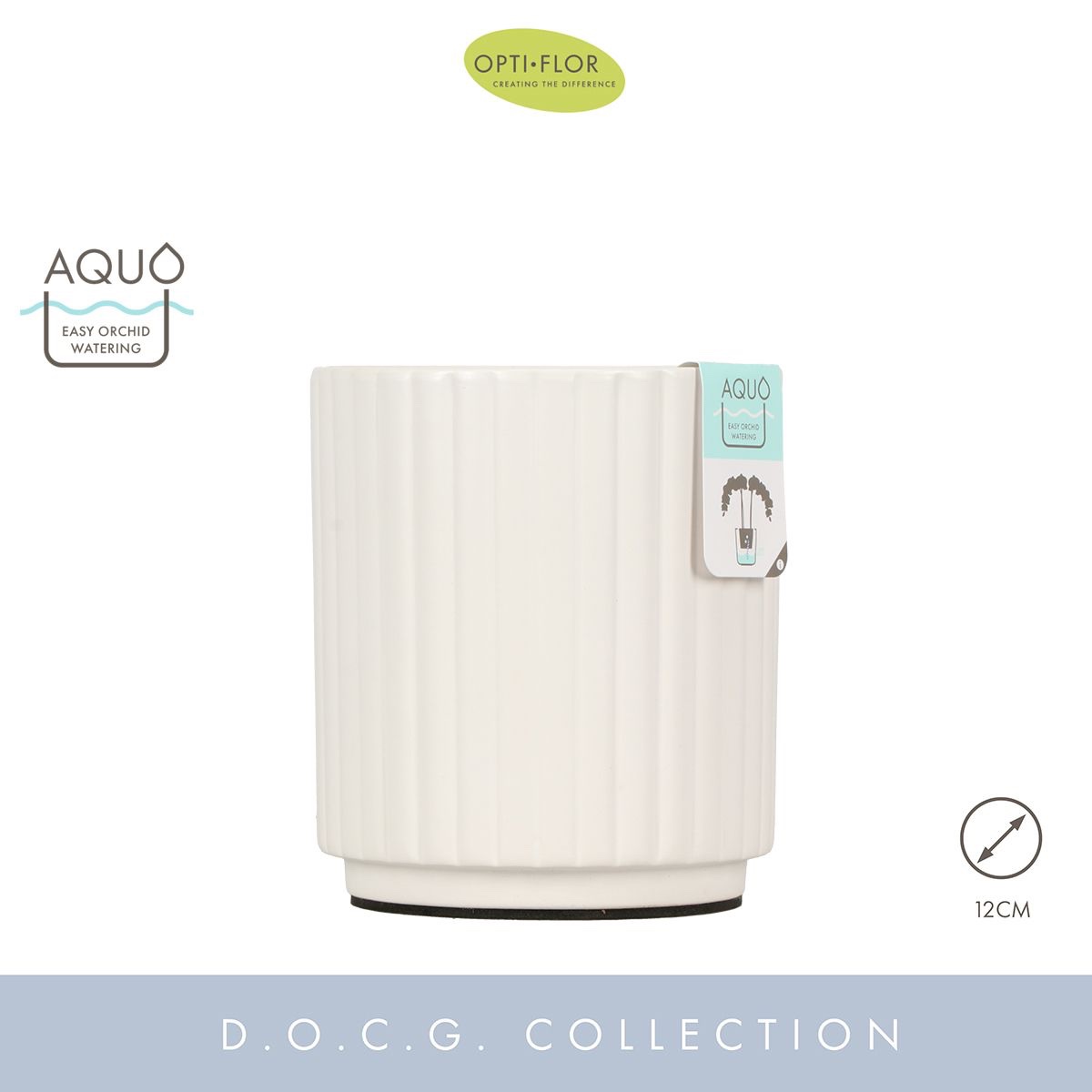 keramiek molise 12 cm white